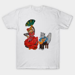 Cats and Flamenco. T-Shirt